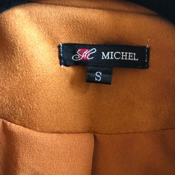 Rustic Orange Faux Suede Zip Up Jacket 🧥 - Picture 4 of 5